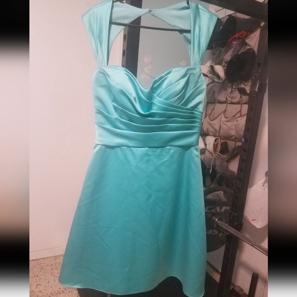 Forever Yours Teal Short Dress
